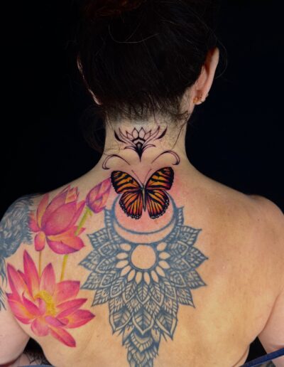 Genève Tattoo Artiste Papillon Réaliste