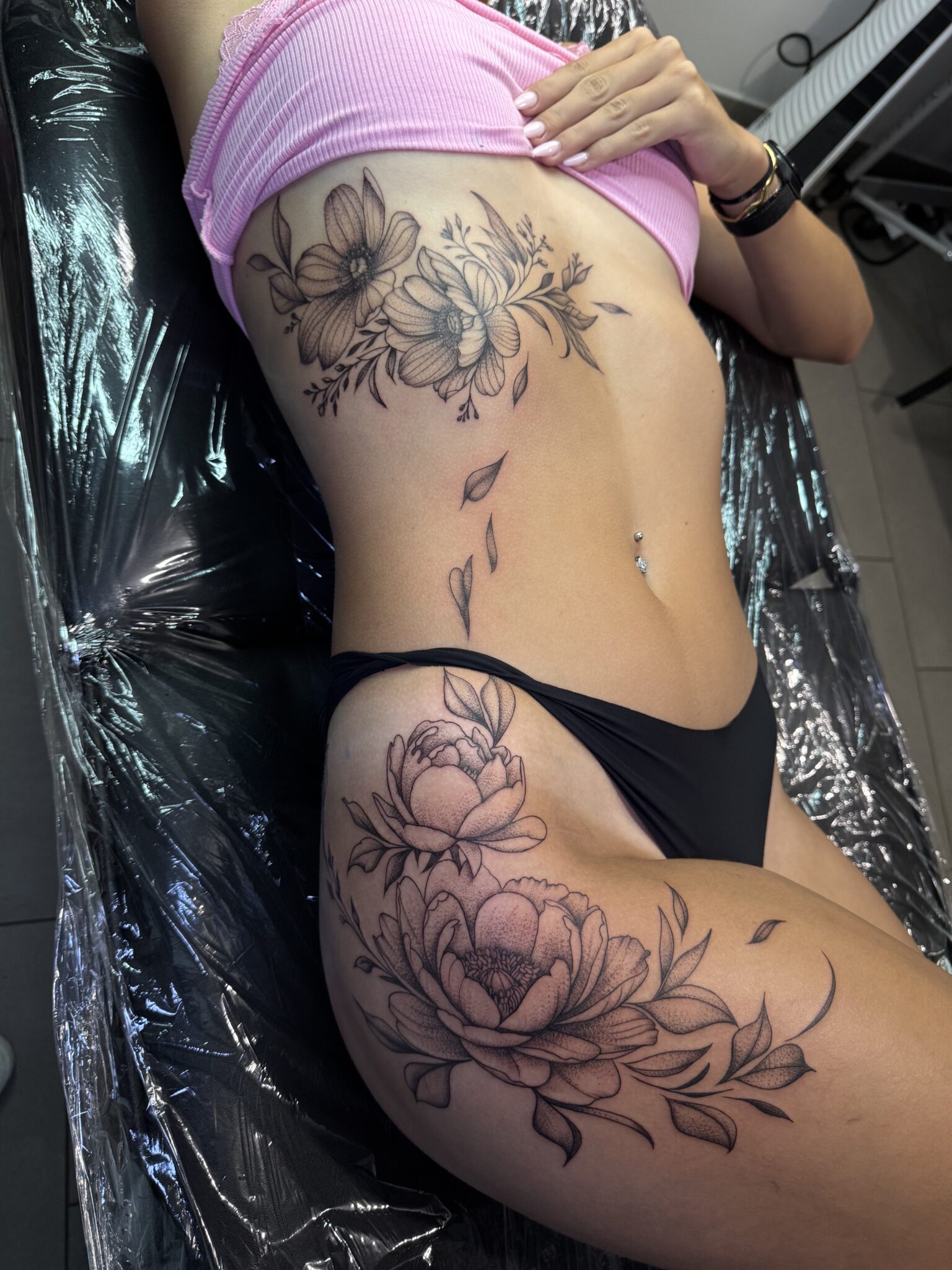 fine line tattoo Genève